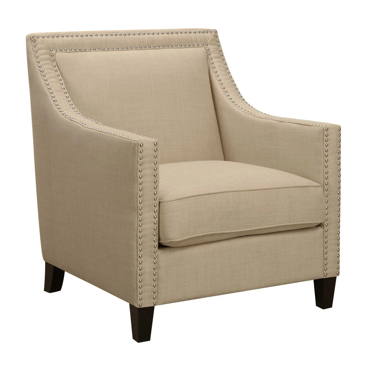 Erica 497 Chair W/Chrome Nails Heirloom Natural (ISTA 3)