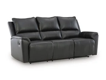 Glossmore - Black - Reclining Sofa