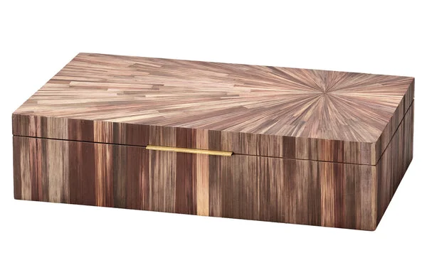 Jamie Young Palm Marquetry Box