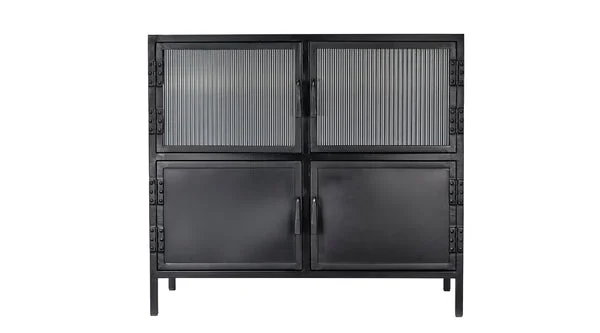 Jamie Young Vitrino 4 Door Side Table