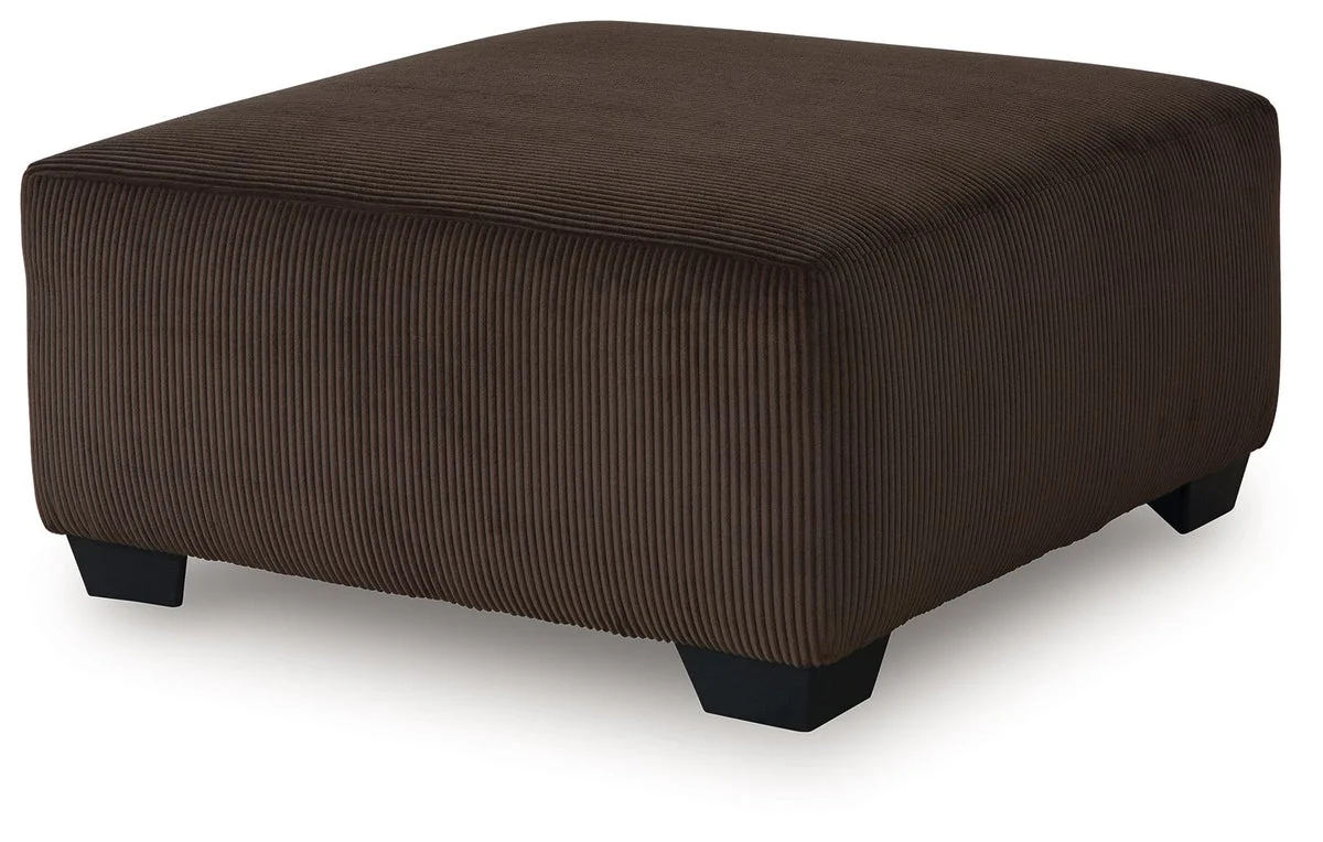 Kimlee - Chocolate - Oversized Accent Ottoman