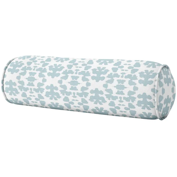 Laura Park Chintz Mist Round Bolster Pillow