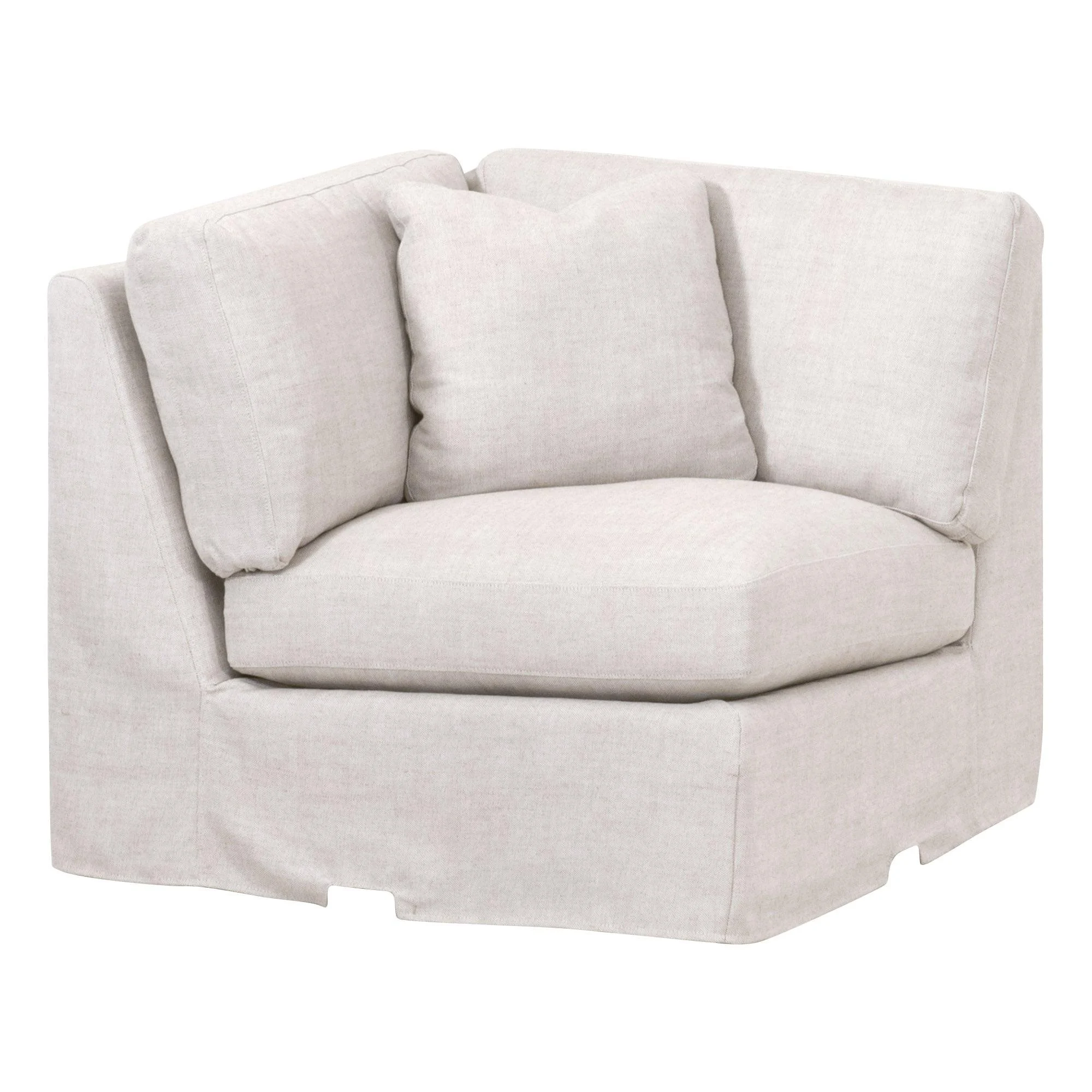 Lena Modular Slipcover Corner Chair