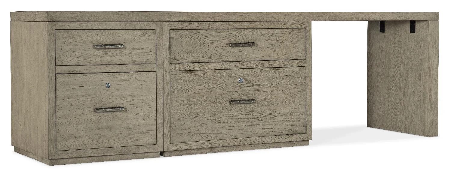 Linville Falls 96" Desk with File and Lateral File
