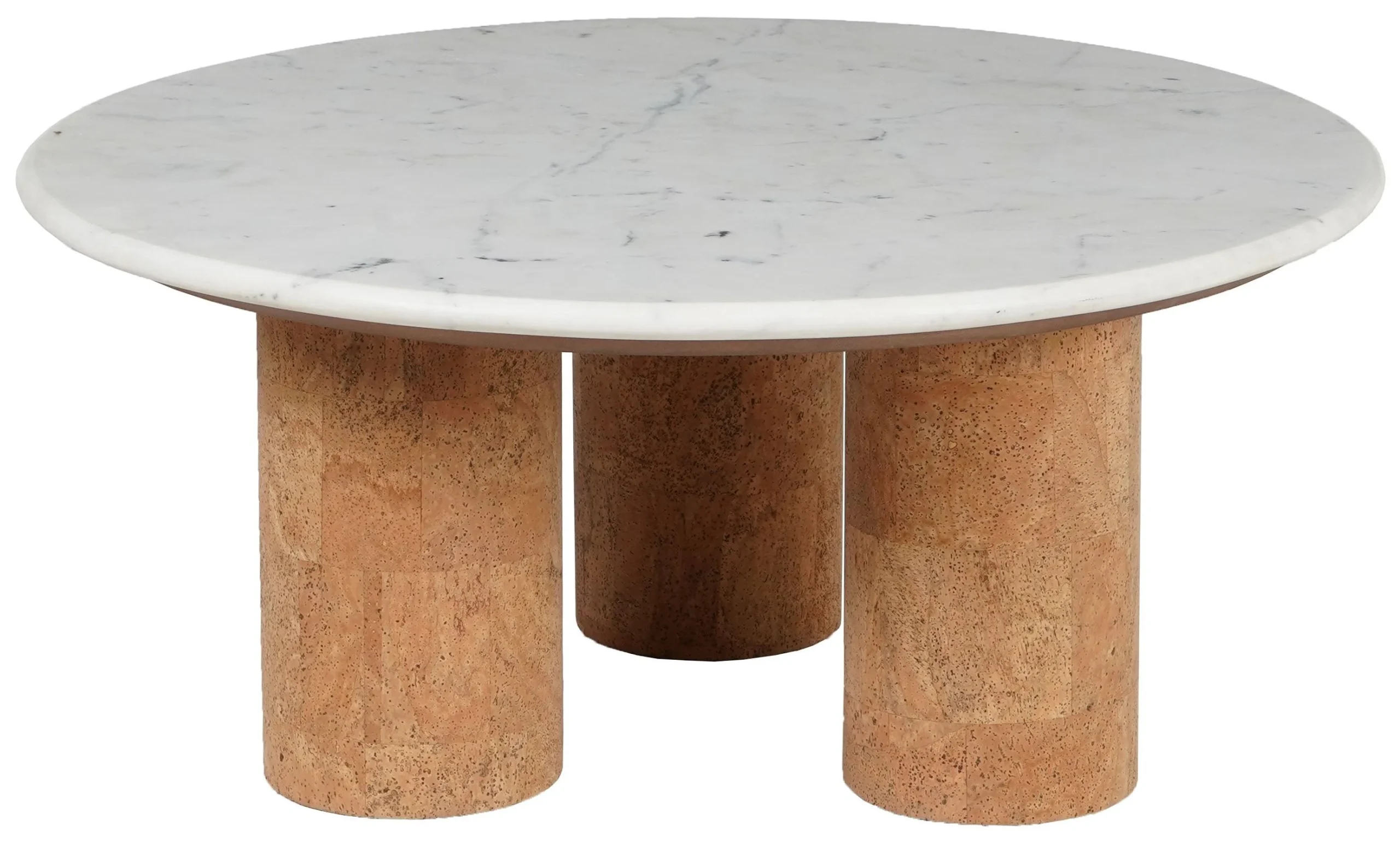 Marilynn Marble And Cork Veneer Coffee Table