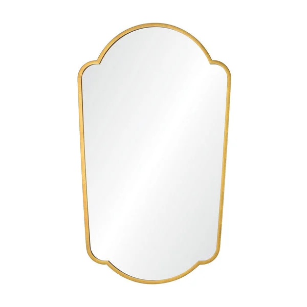Mirror Home Distressed Gold or Silver Leaf Iron Mirror 24" x 40"