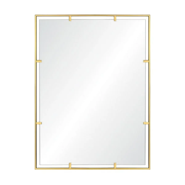 Mirror Home Rectangle Patten Clip Wall Mirror
