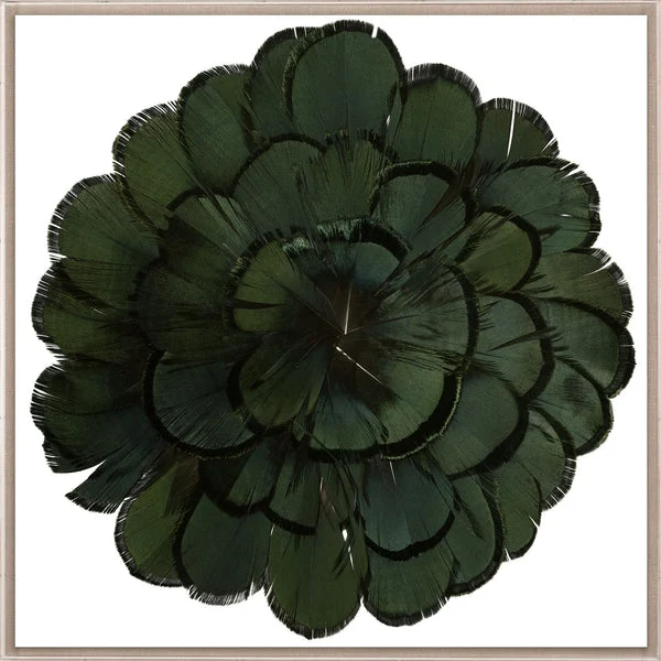 Natural Curiosities Queen Victoria Feathers 3 Art, Green