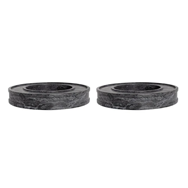 Noir Kafka Tray, Set Of 2