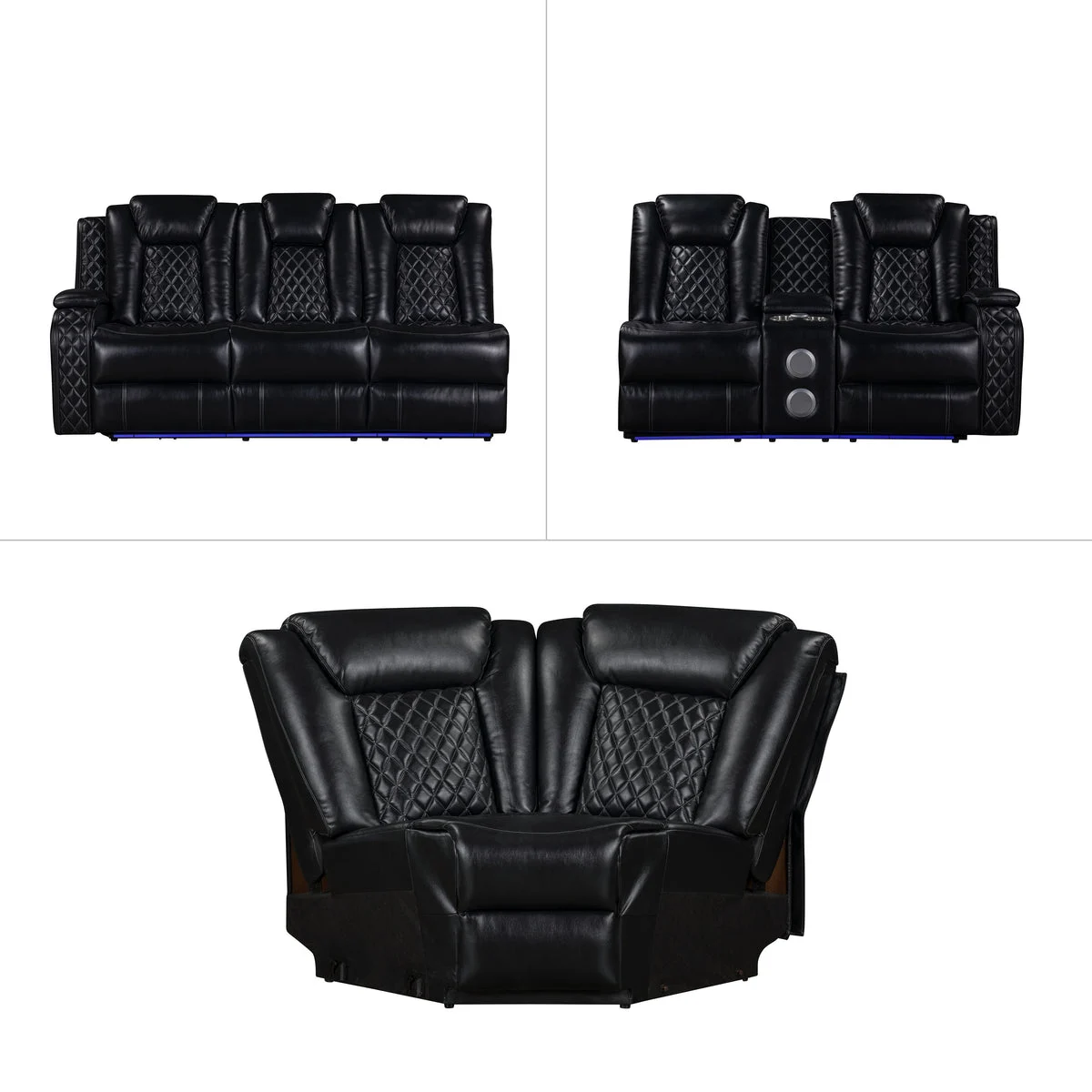 Orion II - 3 Piece Reclining Sectional