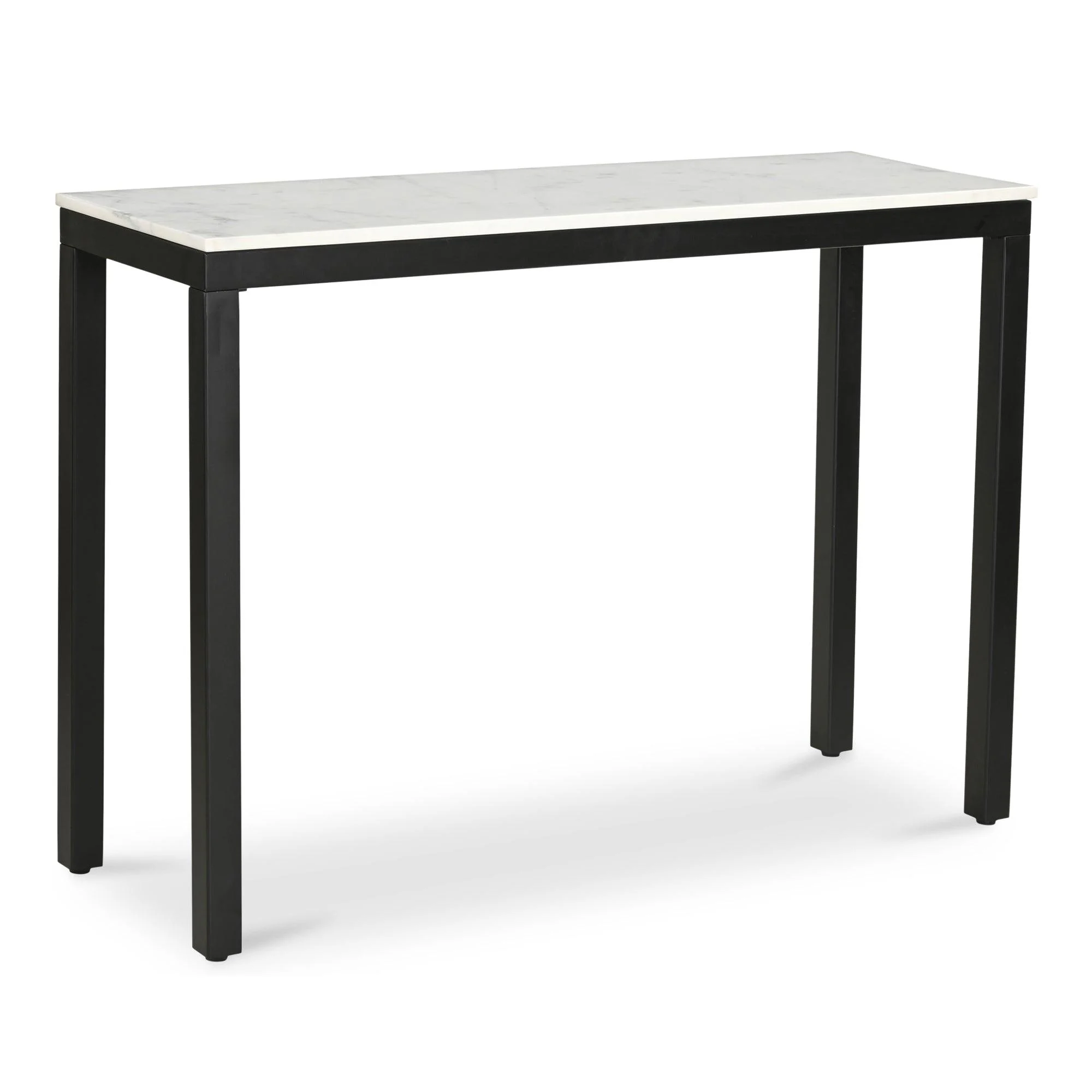 Parson Console Table White Marble