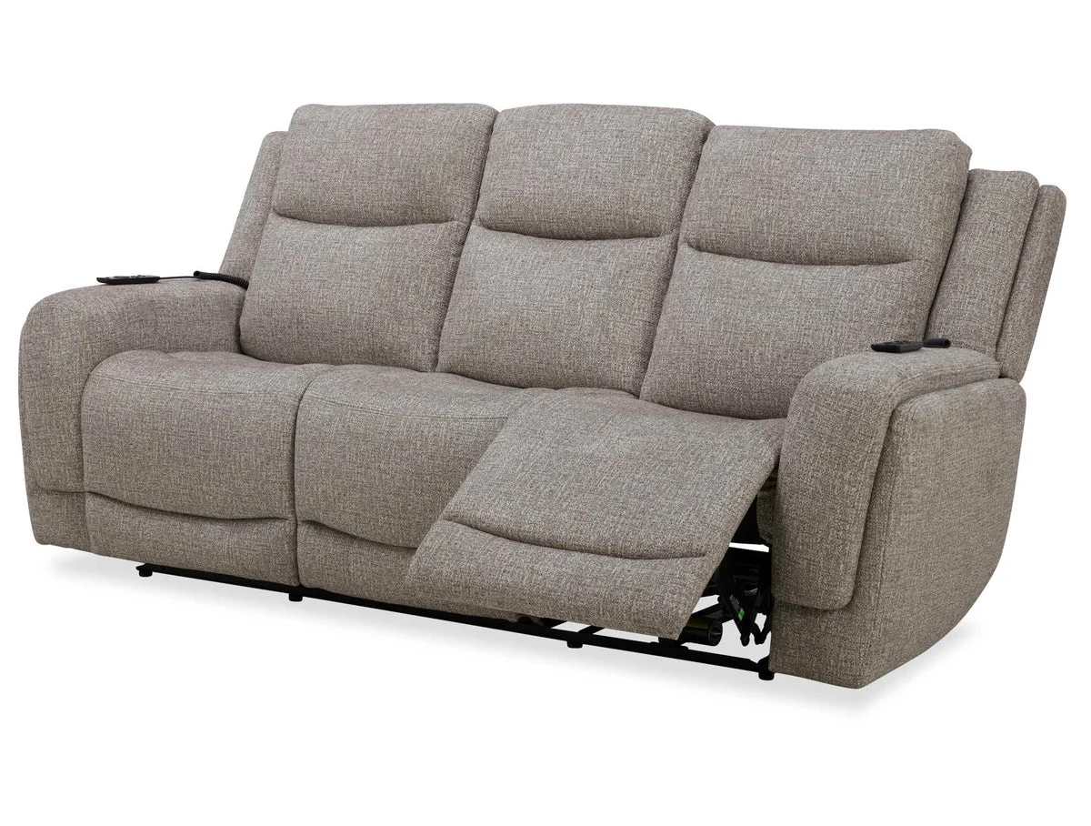 Penfield - Power Reclining Zero Gravity Sofa With Heat, Massage And Speaker - Frappe