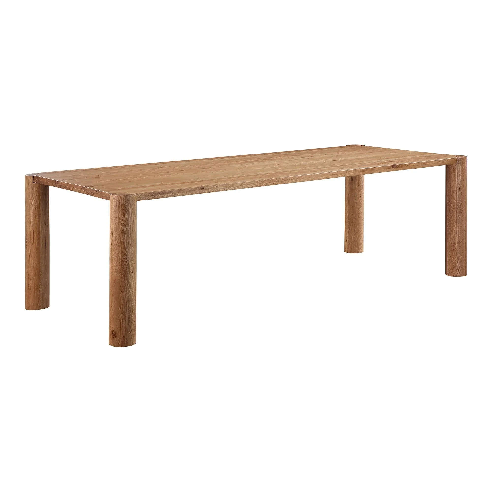 Post Dining Table Large Oak Natural