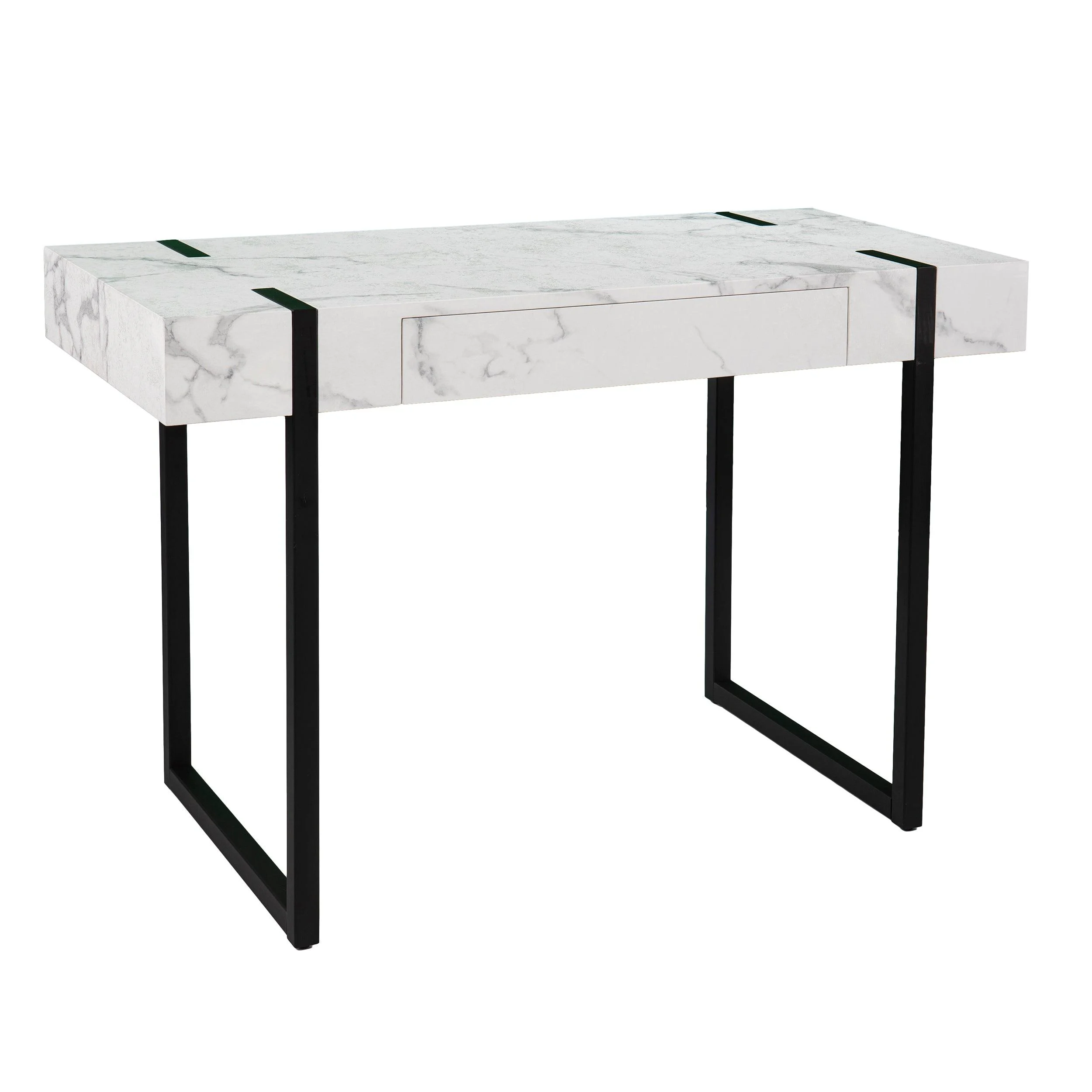 Rangley Modern Faux Marble Desk