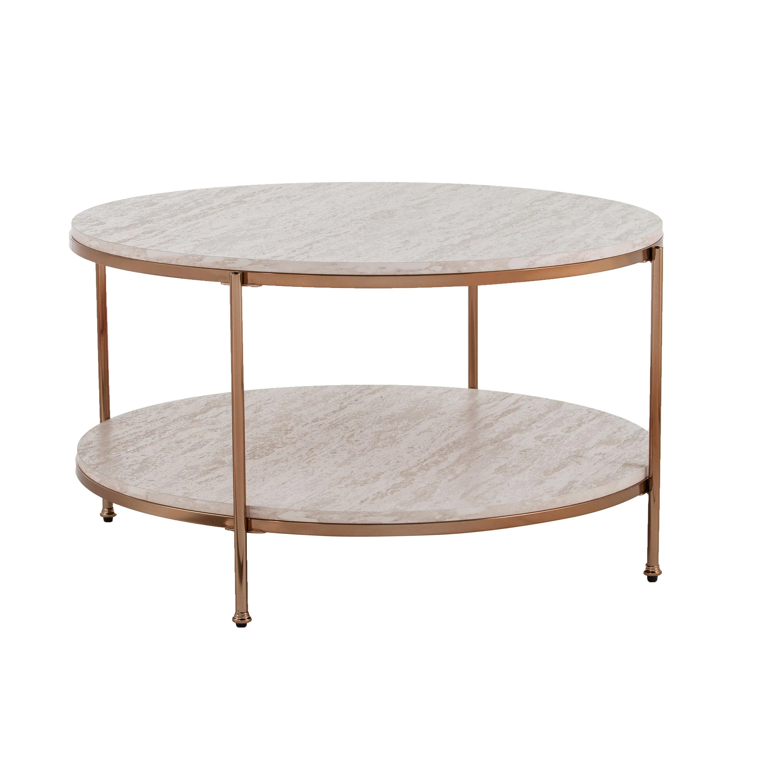 Silas Faux Stone Coffee Table
