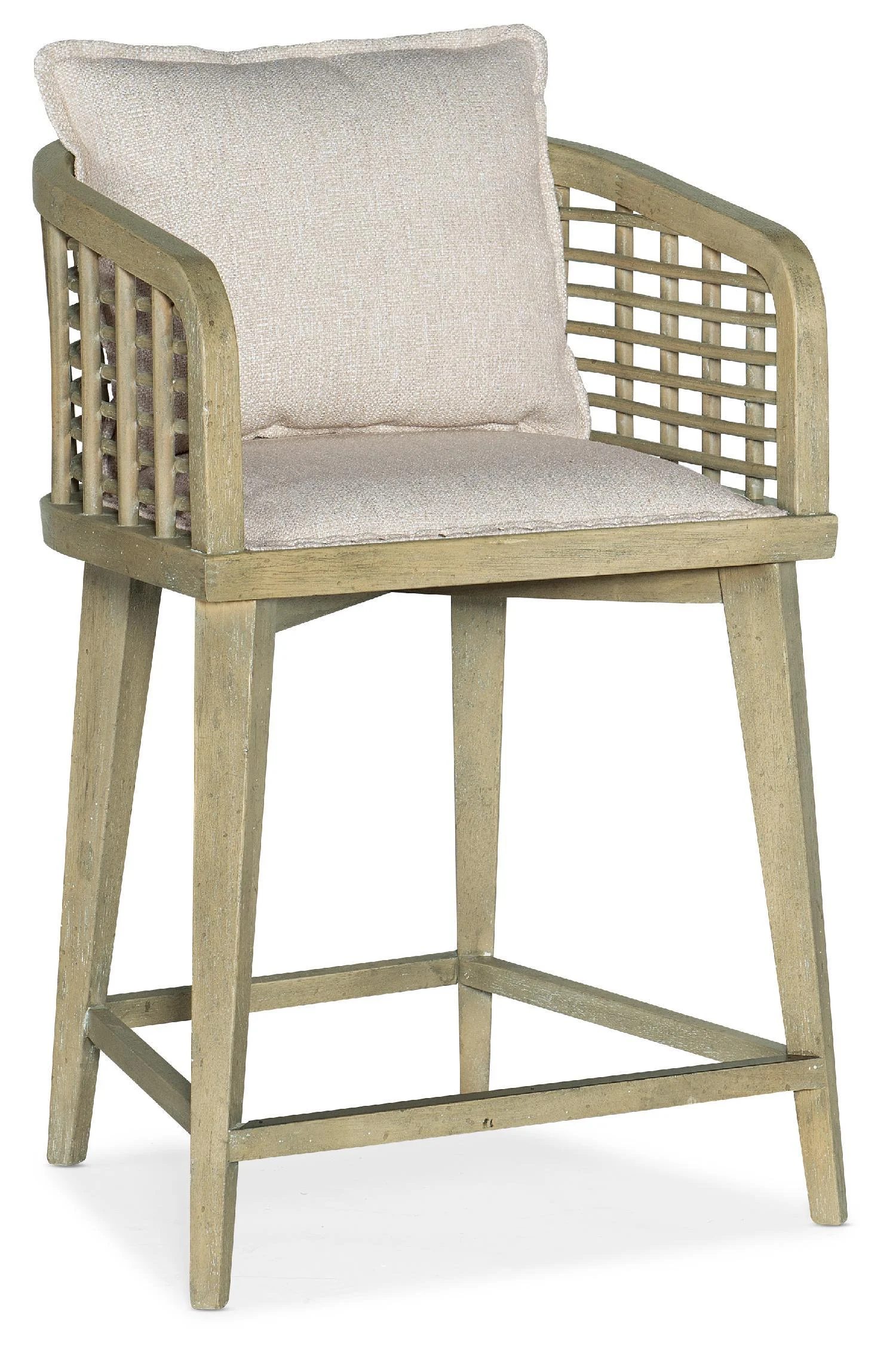 Surfrider Barrel Back Swivel Counter Stool - Set of 2