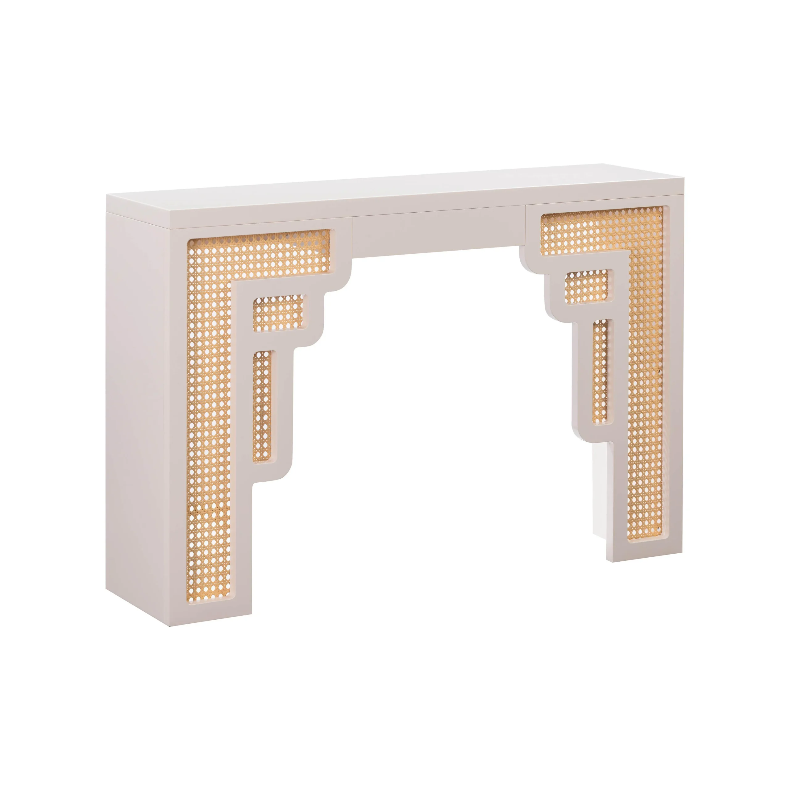 Suzie & Rattan Console Table