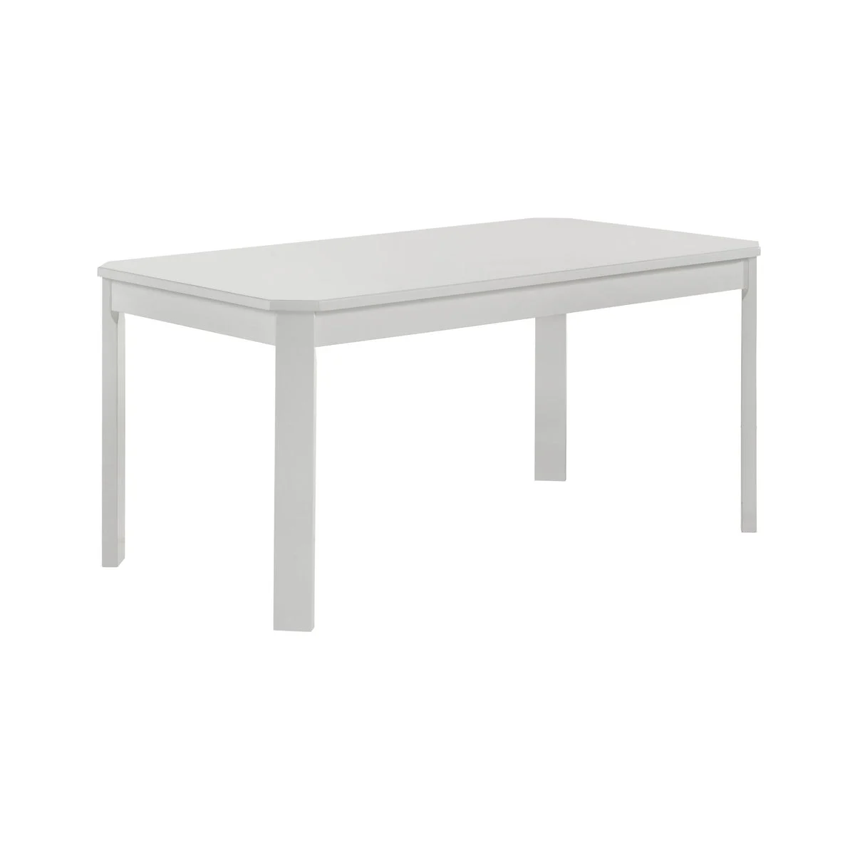 Travis Youth 5PC Dining Set with Table and 4 Chairs in White