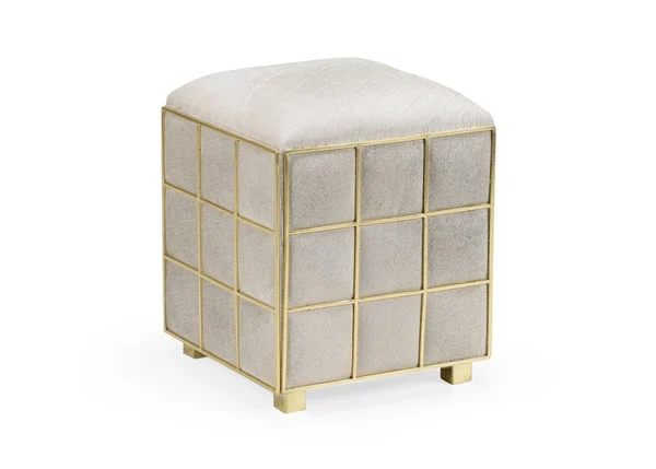 Wildwood Hide Storage Ottoman/ Stool