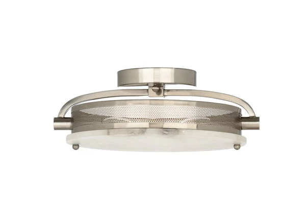 Wildwood Moon Flush Mount Nickel