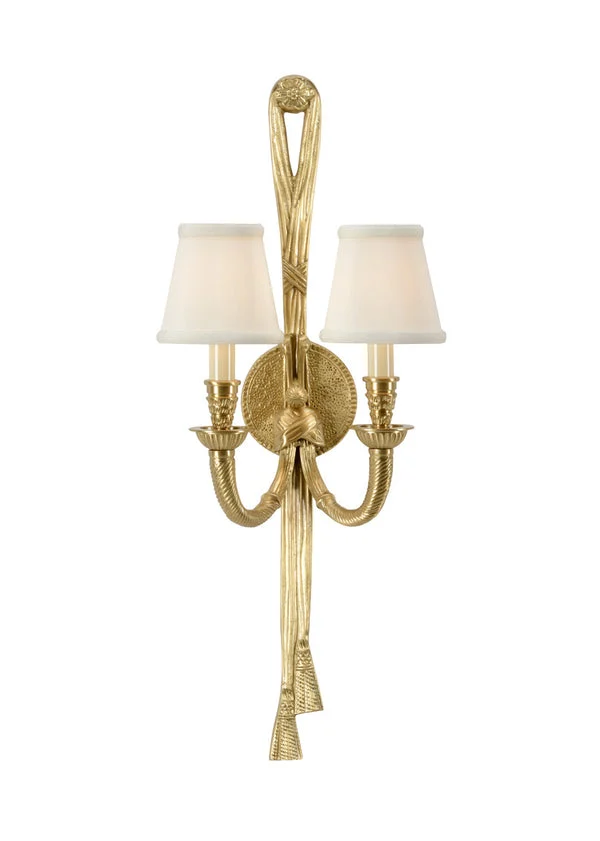 Wildwood Tassel Twist Double Sconce