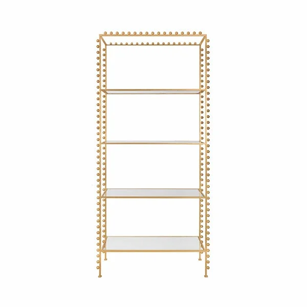 Worlds Away Goldie Etagere