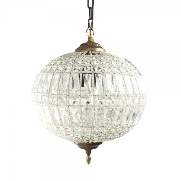 Zentique Dawn Hanging Light Distressed Gold