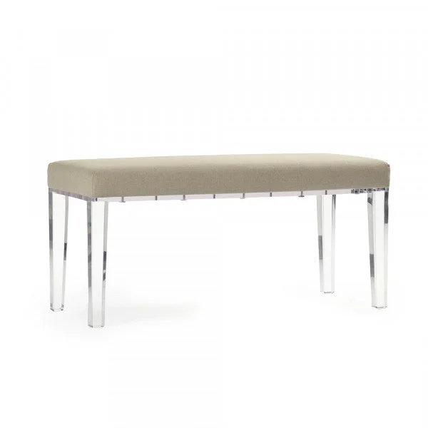 Zentique Emma Bench Natural Linen