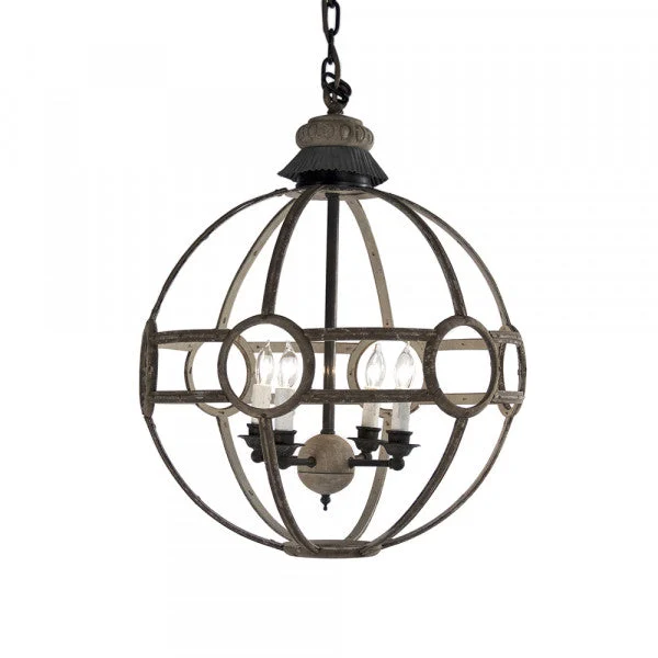 Zentique Luca Hanging Light Distressed